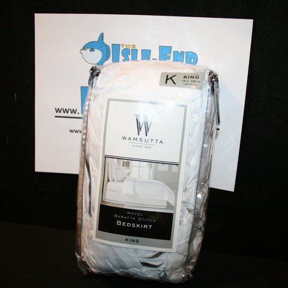 Wamsutta Bedding Wamsutta Baratta 5inch Drop King Bed Skirt Nice